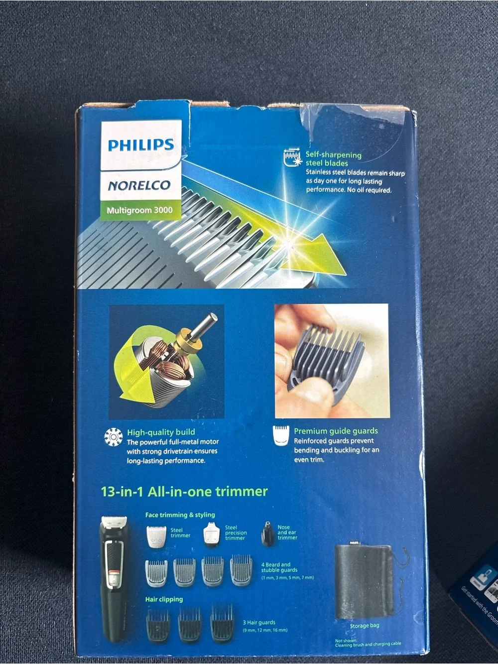 Philips Norelco Multigroom 3000 Black and Silver Trimmer